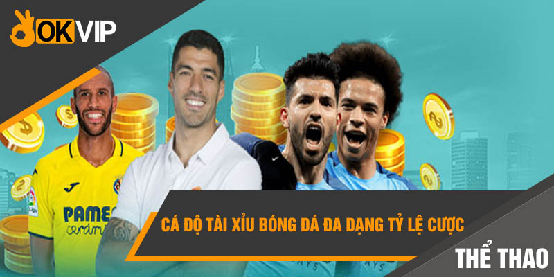 Cá độ tài xỉu bóng đá đa dạng tỷ lệ cược